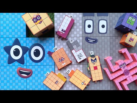 Looking for Numberblocks NEW 1721 Puzzle Tetris Space ASMR  | Numberblocks Satisfying Video