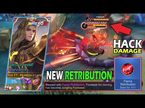 OMG! LANCELOT USING FLAME RETRIBUTION = HACK DAMAGE?! PLEASE NERF THIS! TOP GLOBAL LANCELOT - MLBB