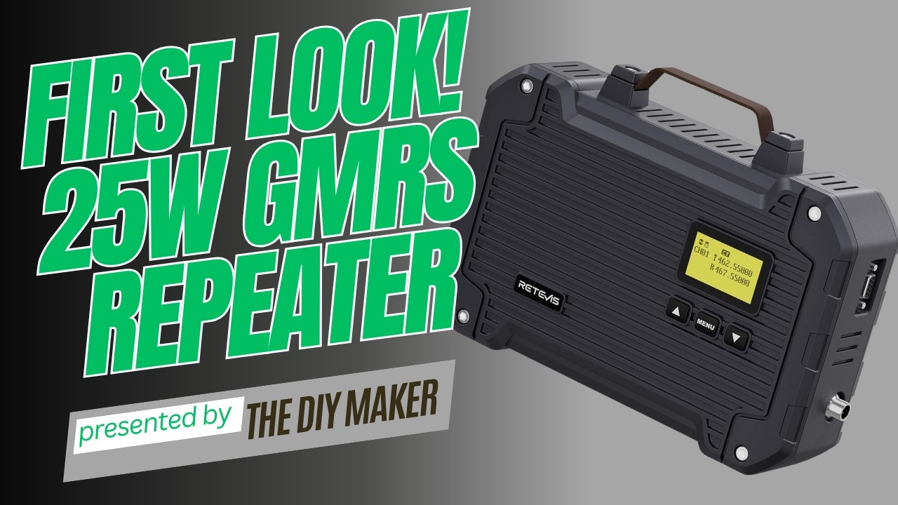 New Retevis RT97L 25W GMRS Repeater: Easy Setup, Honest Power, and Top Build Quality!