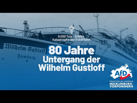 Die Erinnerung wach halten - 80 Jahre Untergang der Wilhelm Gustloff