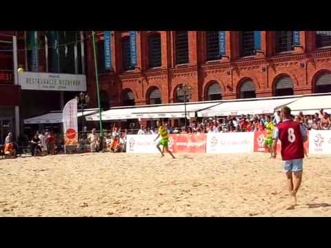 Beach Soccer - Puchar Polski 2013 Mecz FINAŁOWY cz.1/4