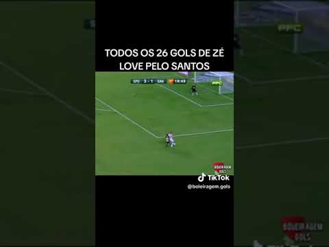 Todos os 26 gols do Zé Eduardo (Zé Love) com a camisa do Santos FC