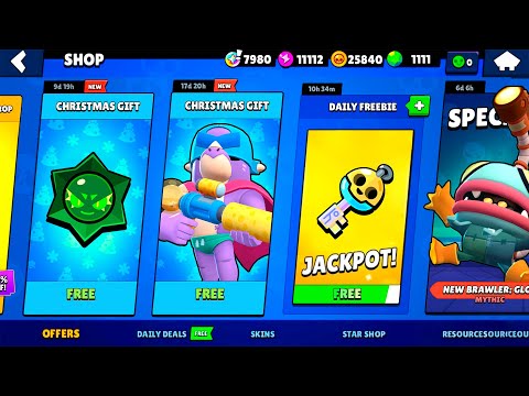 😍CHRISTMAS FREE GIFTS!!!🎁✅ - Brawl Stars rewards