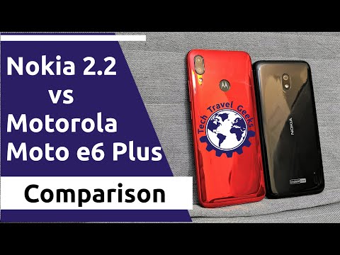 Nokia 2.2 vs Motorola Moto E6 Plus Comparison - 2019 Affordable Smartphones With Removable Batteries