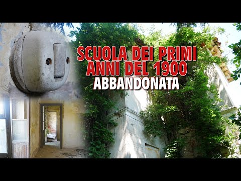 UNA SCUOLA ABBANDONATA D'ALTRI TEMPI, L'ULTIMO ANNO SCOLASTICO FU IL 1960!