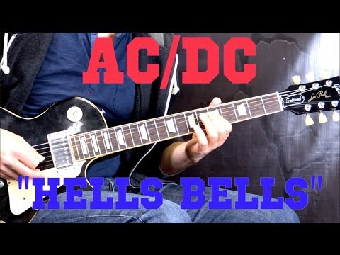 AC/DC - "Hells Bells" (Rhythm) - Rock Guitar Lesson (w/Tabs)