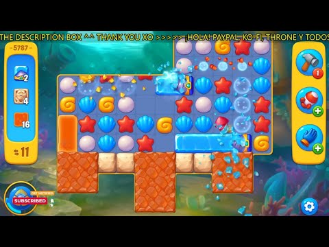 Fishdom lvl 5785-5787 👀 Can you beat this puzzle level?🔥Gameplay #527