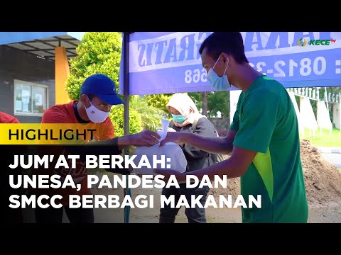 HIGHLIGHT | Jum'at Berkah: Unesa, Pandesa dan SMCC Berbagi