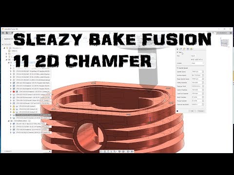 Speedy Fusion 360 Ep. 11 2d Chamfer