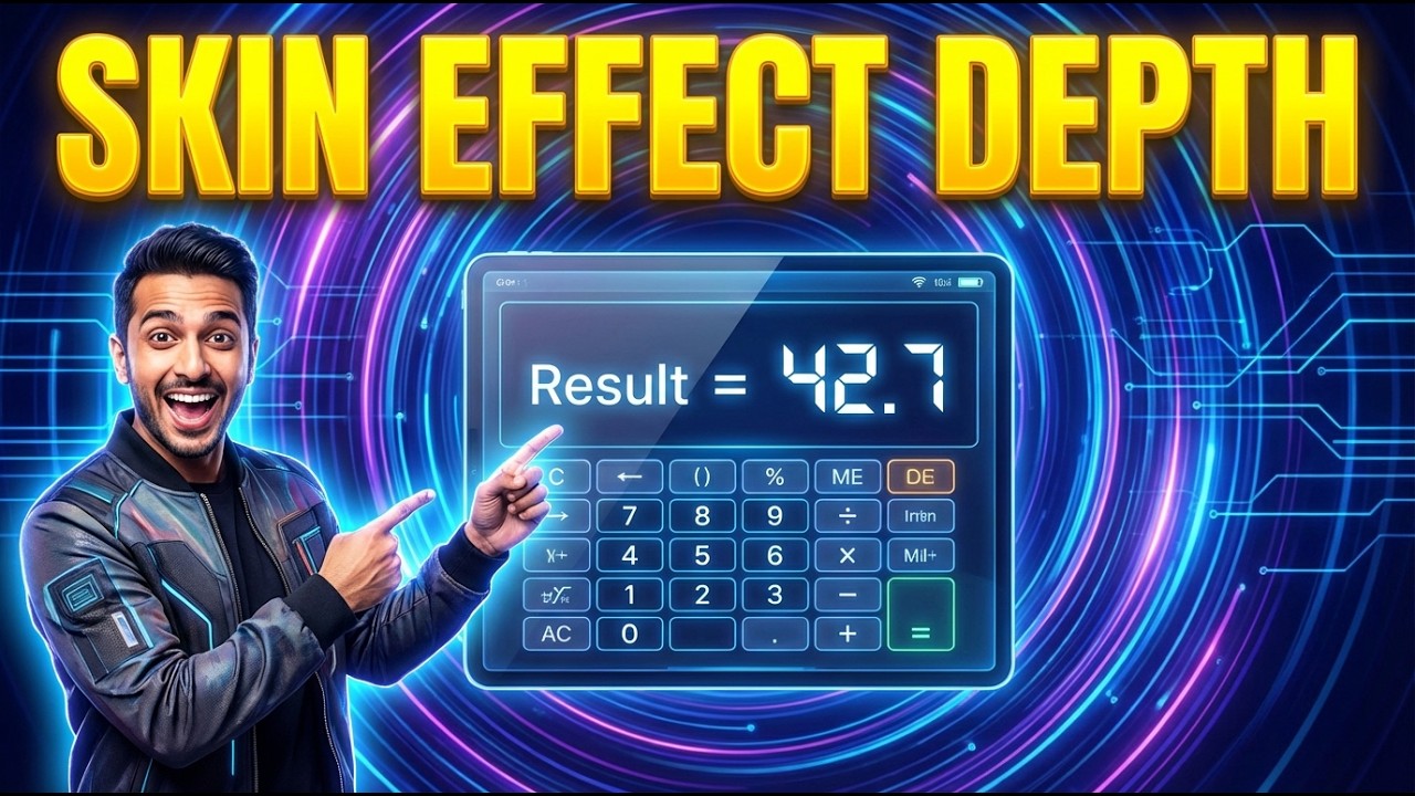 Skin Effect Depth Interactive Calculator