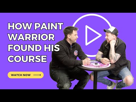 Learning to spray | How an online spraying course could help you - with Paint Warrior