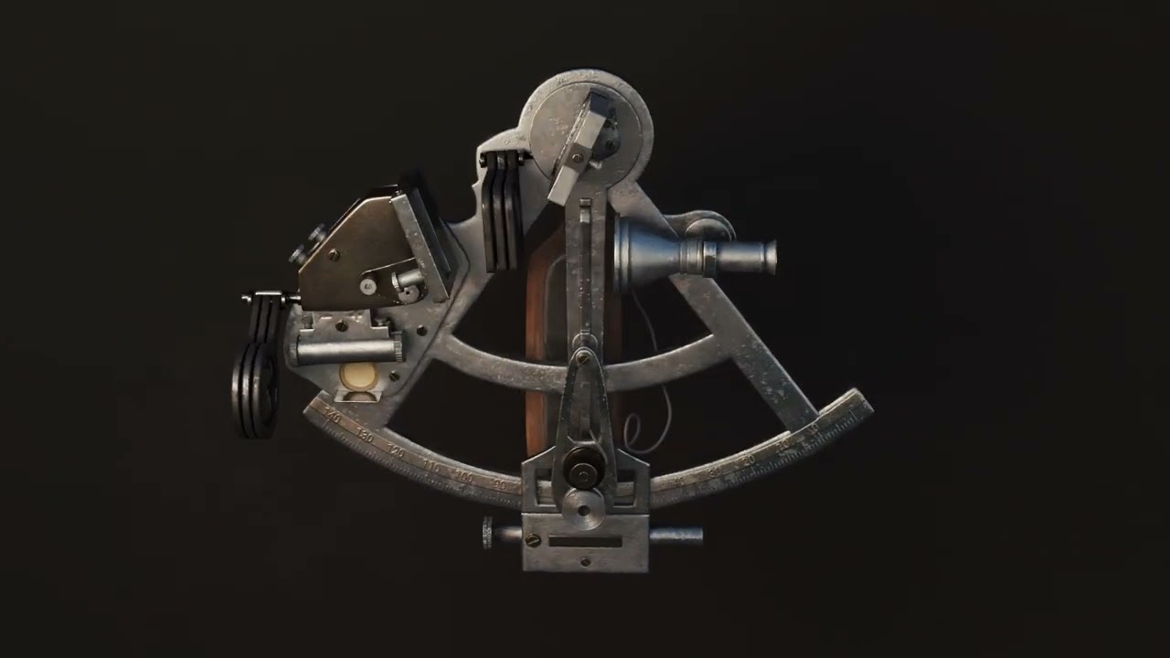 Precision Sextant - Vintage 3D Model
