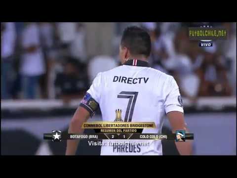 Resumen: Botafogo (2) vs Colo Colo (1) - Partido Ida - Copa Libertadores - 01/02/2017