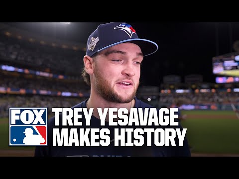 ROOKIE MAKES WORLD SERIES HISTORY 😤 Trey Yesavage on 12 strikeout performance vs. Dodgers in Game 5
