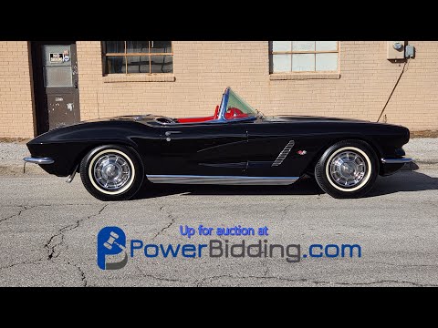 Stunning 1962 Corvette 340hp up for auction on PowerBidding