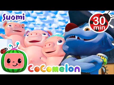Kolme pientä possua | CoComelon Suomeksi - Lastenlaulut vauvoille | Lastenlauluja ja loruja