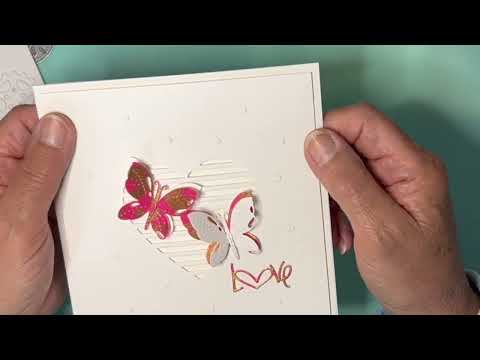 Faux embossing folder effect