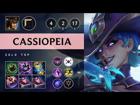 Cassiopeia Top vs Olaf - KR Master Patch 25.17