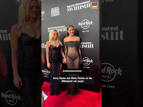 Livvy Dunne and Olivia Ponton on the SISwimsuit red carpet.