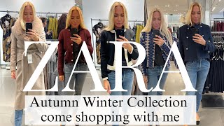 ZARA SHOPPING HAUL TRY ON AUTUMN WINTER COLLECTION | COME SHOPPING WITH ME TO ZARA