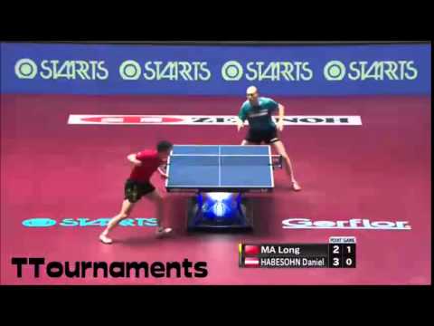 Ma Long Vs Daniel Habesohn: WTTTC 2014: 1/4 Final