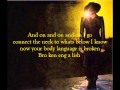 Adam Lambert - Broken English (lyrics)