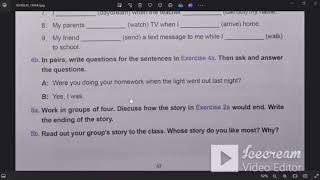 Grade 9 English Unit 6 Lesson 3 Ex  3, 4a, 4b, 5a