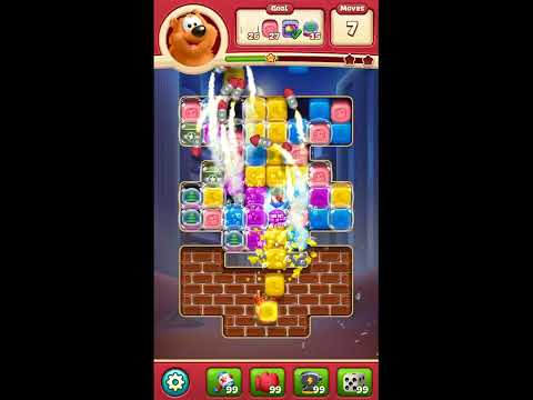 Toon Blast Level 10901 - NO BOOSTERS 🐻🐺🐱 | SKILLGAMING ✅