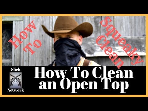 How to clean the Colt Open Top Revolver