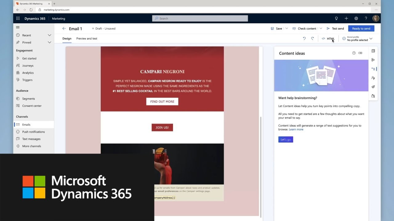 Copilot in Microsoft Dynamics 365 Marketing