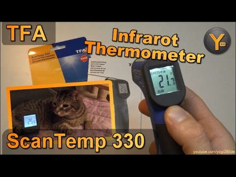 Review: TFA ScanTemp 330 / Infrarot Thermometer mit Laserpointer