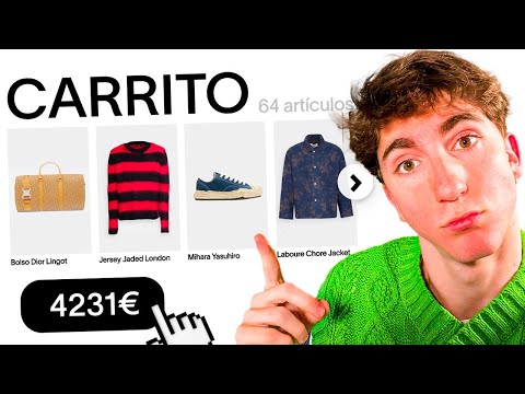 ByCalitos GASTA 4000€ en ROPA en UNA HORA 💰🎩 (Dior, Ymc, Jaded, Mihara Yasuhiro…)