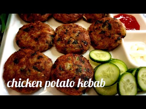 Chicken potato kabab recipe yummy and  tasty by  cooking  craze