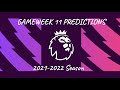 Premier League Predictions Gameweek 11 + FPL advice
