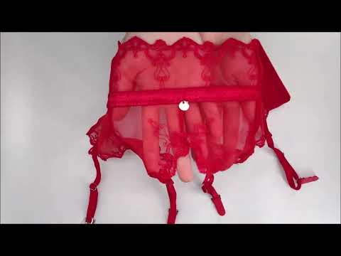 Smyslný podvazkový pás Lonesia garter belt - Obsessive