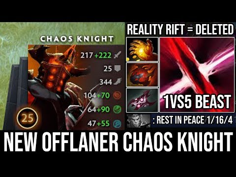 NEW 7.22g Strongest Offlaner Chaos Knight 100% Deleted Tanky Axe & MK | Super Brutal Crit DMG DotA 2