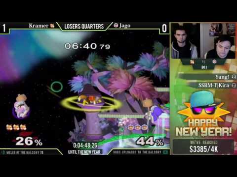Melee @ the Balcony 78 - Losers Quarters ft. Jago (Ice Climbers) VS Kramer (Fox)