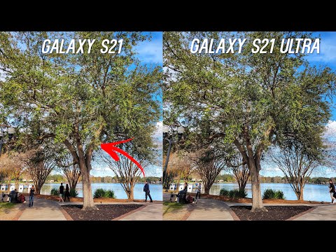 Galaxy S21 Ultra vs Galaxy S21 Camera Test Comparison After Update!