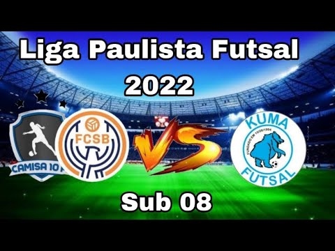 Camisa 10 x Kuma - Sub 08 / Liga Paulista Futsal 2022.