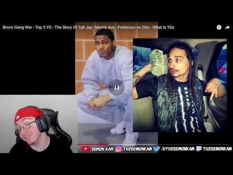 Demon Kam Reacts to Bronx Gang War- Top 5 YG- The Story Of Tall Jay - Patterson vs OGs - What is YGz