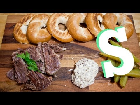 鹽牛肉百吉餅食譜 - 分類別。 (Salt Beef Bagel Recipe - SORTED)