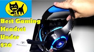 Beexcellent  Gaming Headset with Microphone - BEST HEADSET UNDER $20?? PC/PS4/CELL