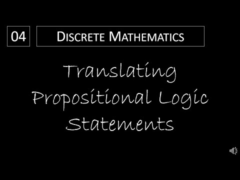 Discrete Math 1.2.1 - Translating Propositional Logic Statements