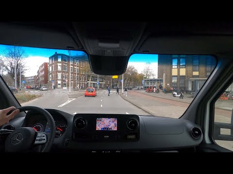 Driving🇳🇱ROTTERDAM northwest to southeast Mercedes Sprinter/ROTTERDAM kuzeybatıdan güneydoğuya sürüş