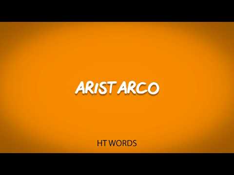 How to pronounce ARISTARCO