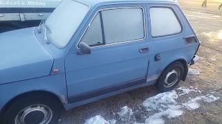 Polski fiat 126 cold start