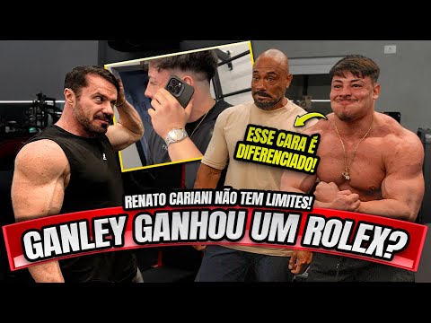 GANLEY GANHOU UM ROLEX DO CARIANI? TREINÃO DE OMBROS COM JULIO BALESTRIN!!!