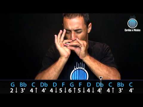 Escala Pentatônica de Blues - CURSO DE GAITA