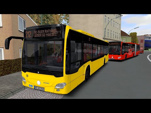 Omsi 2 Addon Projekt Gladbeck - Route 212 Herten Mitte - GE Buer Rathaus (PC)