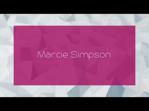 Marcie Simpson - appearance